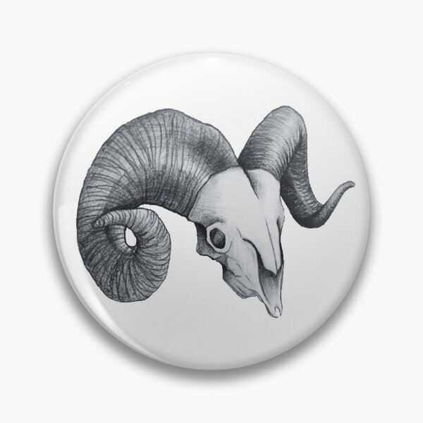 Item preview, Ram skull designed and sold by SpaceHead-Art.