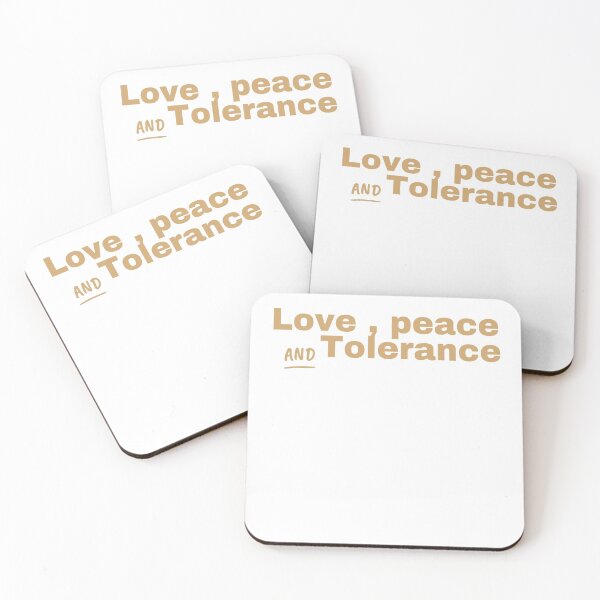 Item preview, Love peace and tolerance designed and sold by Anzakaizen.
