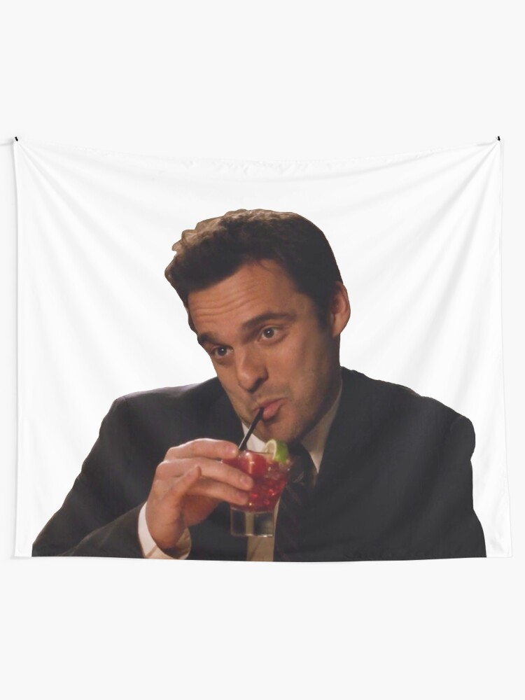Alternate view of drunk nick Tapestry