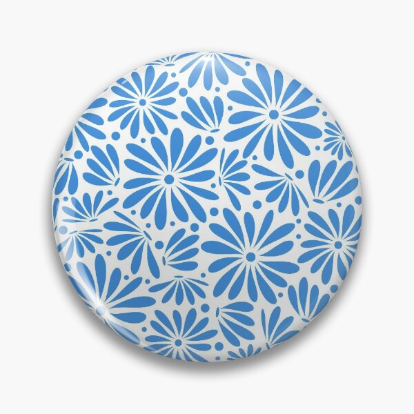 Item preview, Blue floral seamless pattern designed and sold by BLMcreations.