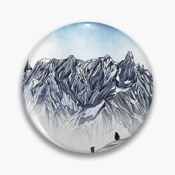 Item preview, Climbing Mont Blanc, alpinims designed and sold by Luisa Mazarotto.