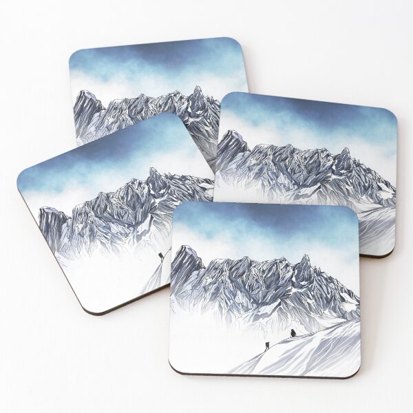 Item preview, Climbing Mont Blanc, alpinims designed and sold by Luisa Mazarotto.