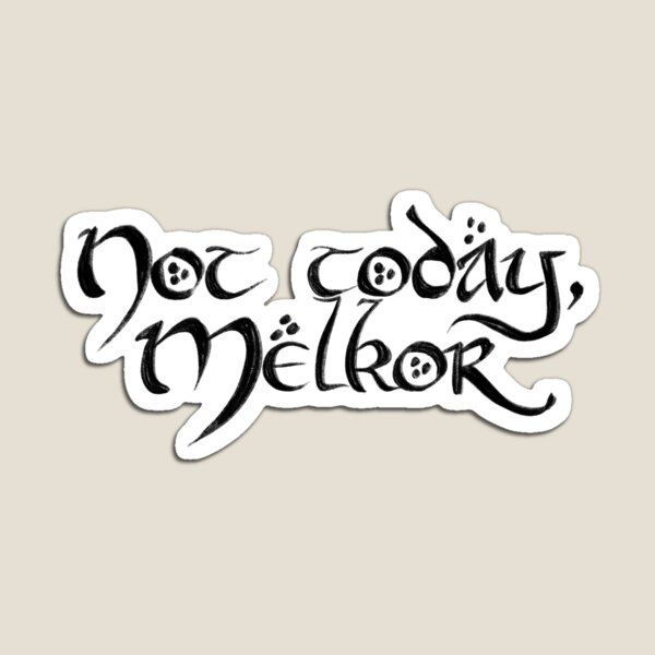 Item preview, Not Today, Melkor (brush) designed and sold by Raccoon  Trash.