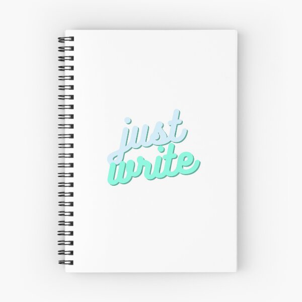 Item preview, just write | soft pastel retro | writer aesthetic designed and sold by Rebecca Mix.