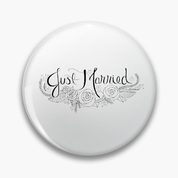 Item preview, Just Married designed and sold by CAPSLOCKTUESDAY.