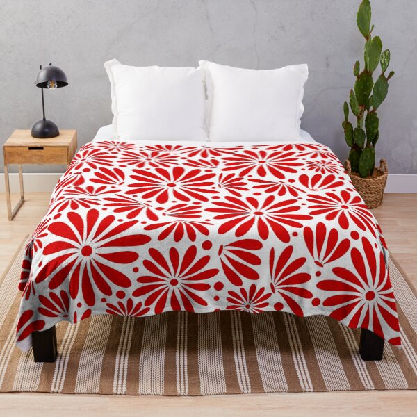 Item preview, Red floral seamless pattern designed and sold by BLMcreations.
