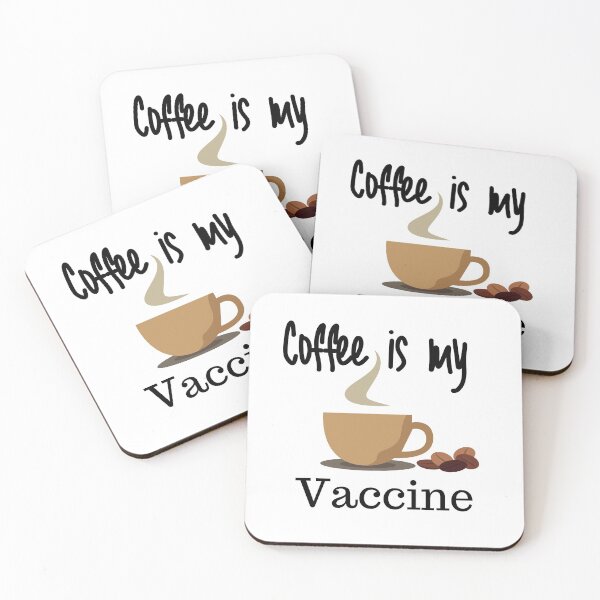 Item preview, Coffee is my Vaccine  designed and sold by JFbuyshop.