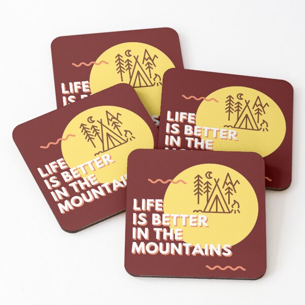 Item preview, Life Is Better In The Mountains designed and sold by Red-ElYoubi.