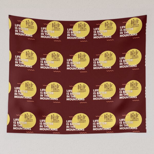 Item preview, Life Is Better In The Mountains designed and sold by Red-ElYoubi.