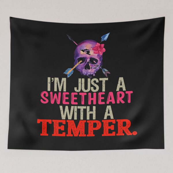 Item preview, Just a sweetheart with a temper  designed and sold by Monkey204.