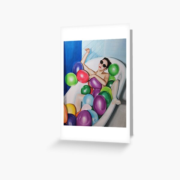 Baño de Colores Tarjetas de felicitación