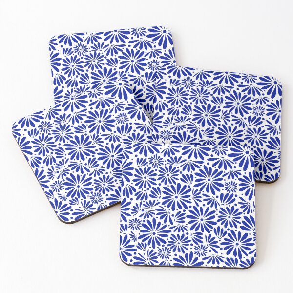 Item preview, Blue floral seamless pattern 2 designed and sold by BLMcreations.