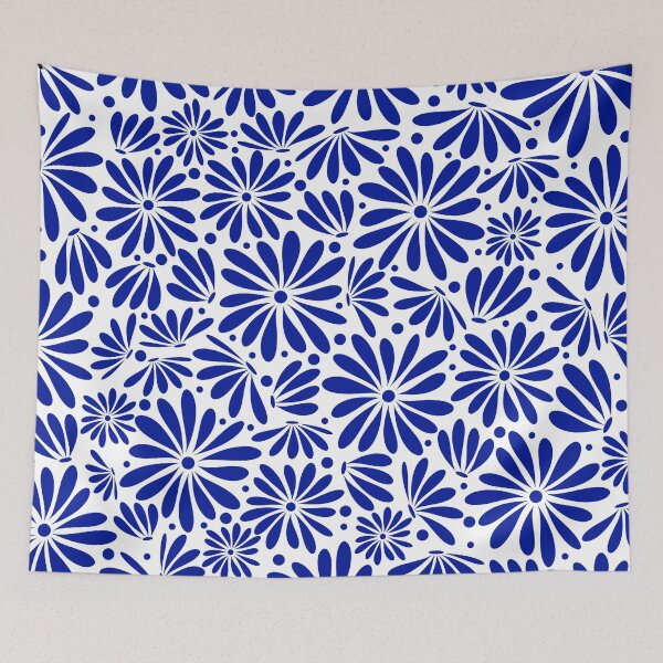 Item preview, Blue floral seamless pattern 2 designed and sold by BLMcreations.