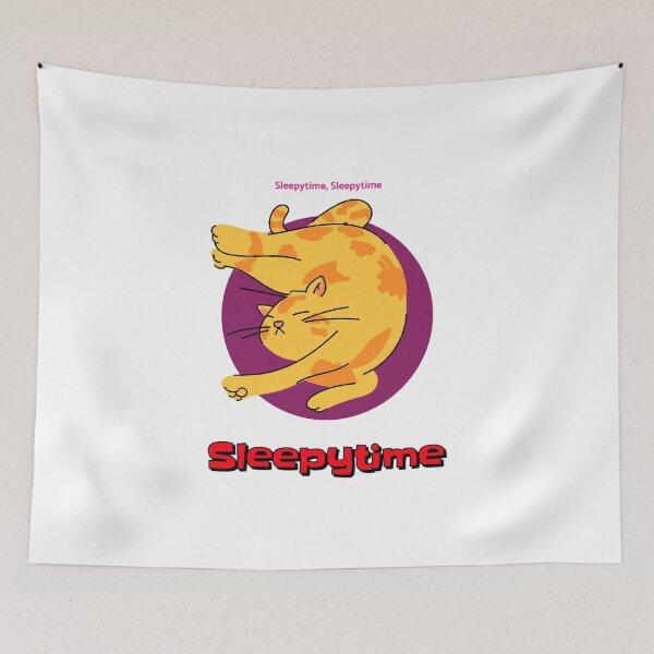 Item preview, Sleepytime -  Sleepy Cat  - Orange designed and sold by Jimmy-Asawa.