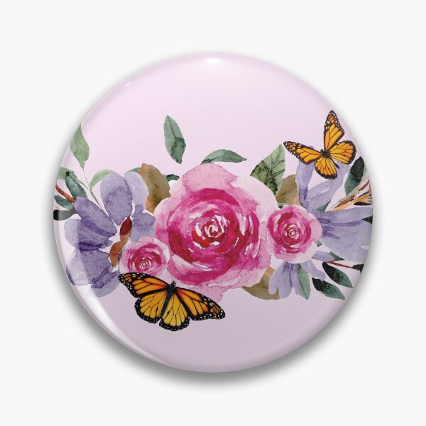 Aperçu de l'œuvre Bouquet floral de papillons créée et vendue par TLSDesigns.