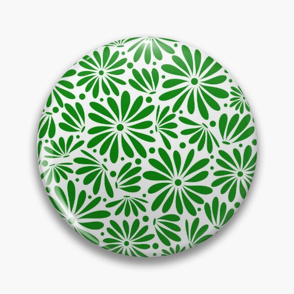 Item preview, Green floral seamless pattern designed and sold by BLMcreations.