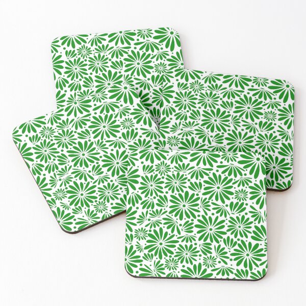 Item preview, Green floral seamless pattern designed and sold by BLMcreations.