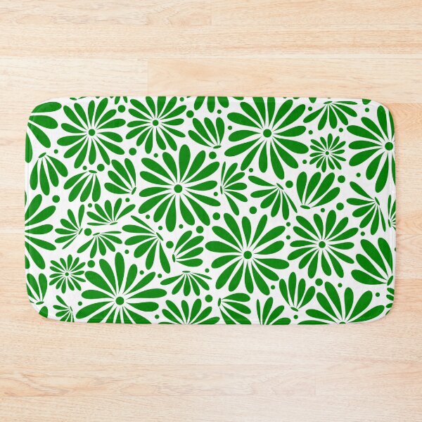 Item preview, Green floral seamless pattern designed and sold by BLMcreations.