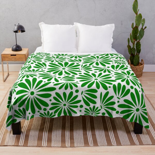 Item preview, Green floral seamless pattern designed and sold by BLMcreations.