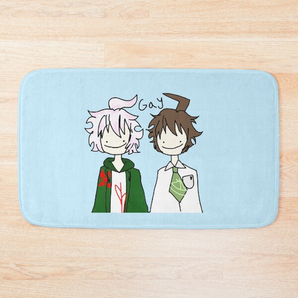 Item preview, Hajime hinata Nagito komaeda ship gay komahina badly drawn scribble danganronpa designed and sold by Soda-bunny.