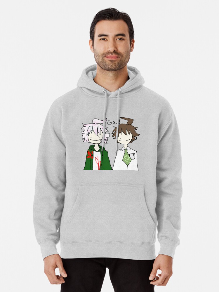 Hajime hinata Nagito komaeda ship gay komahina badly drawn scribble  danganronpa Pullover Hoodie
