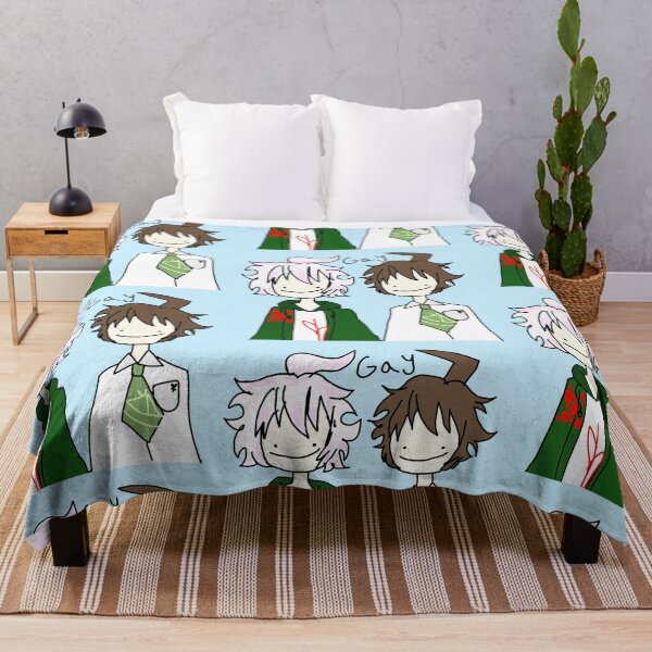 Item preview, Hajime hinata Nagito komaeda ship gay komahina badly drawn scribble danganronpa designed and sold by Soda-bunny.
