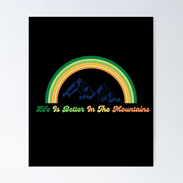 Item preview, Life Is Better In The Mountains designed and sold by Red-ElYoubi.