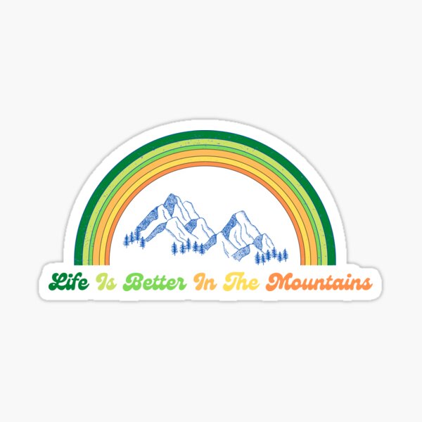 Item preview, Life Is Better In The Mountains designed and sold by Red-ElYoubi.