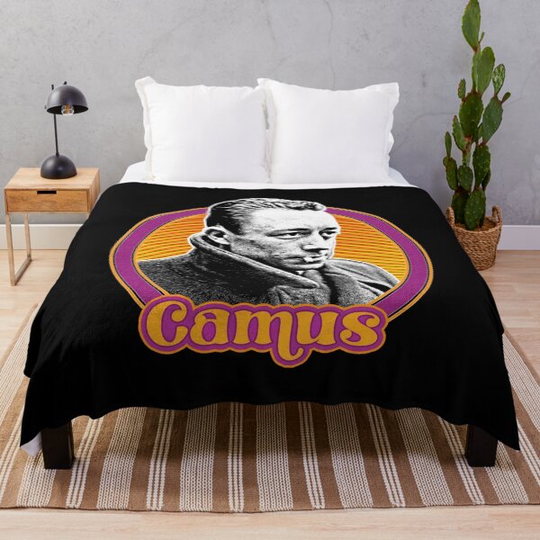 Item preview, Albert Camus  ∆∆ Vintage Look Fan Design designed and sold by AestheticNow.