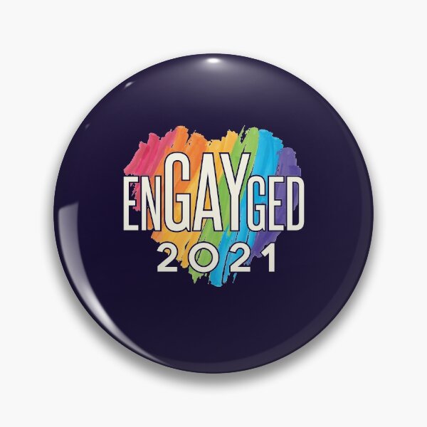 Item preview, Engayged 2021 LGBT Gay Engagement Wedding designed and sold by jaygo.
