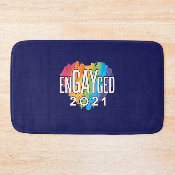 Item preview, Engayged 2021 LGBT Gay Engagement Wedding designed and sold by jaygo.
