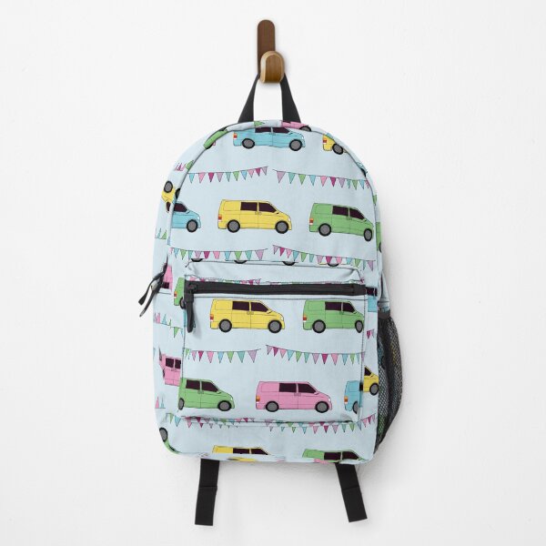 Item preview, campervan with bunting designed and sold by dorisandfred.