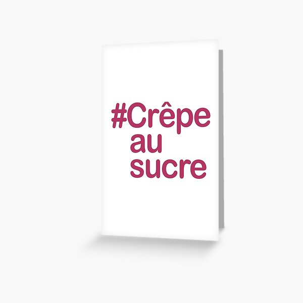 Vista previa del artículo con la obra «#Crepe con azúcar», diseñado y vendido por easyeye.