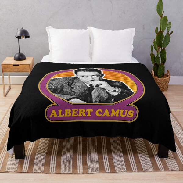 Item preview, Albert Camus  ∆∆ Vintage Look Fan Design designed and sold by AestheticNow.