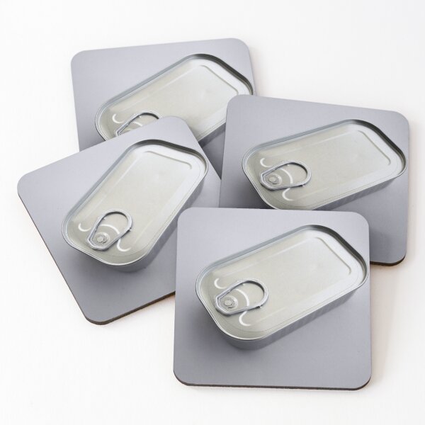 Item preview, Unlabeled canned tuna food designed and sold by Mahirov Shop.