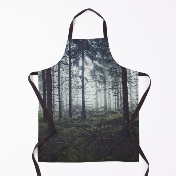 Item preview, Through The Trees // Nightwalker In Ghostwood Romantasy Foggy Misty Fairytale Forest Covered In Magic Fog designed and sold by Tordis Kayma.