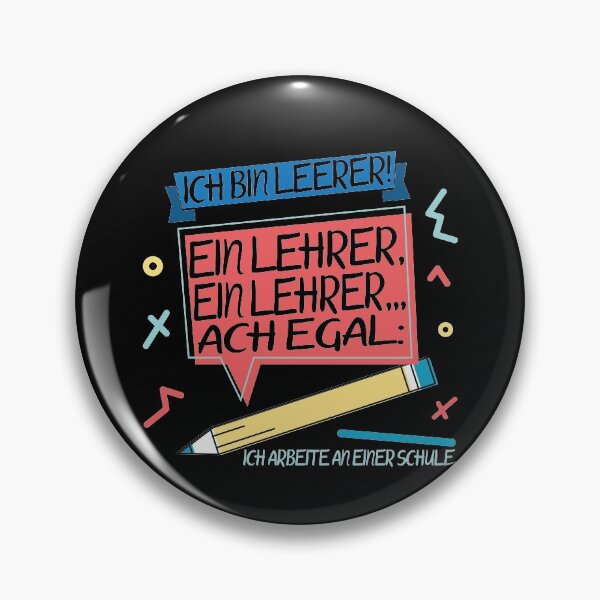 Item preview, Ich bin Lehrer und arbeite an einer Schule designed and sold by Spirit-Designs.