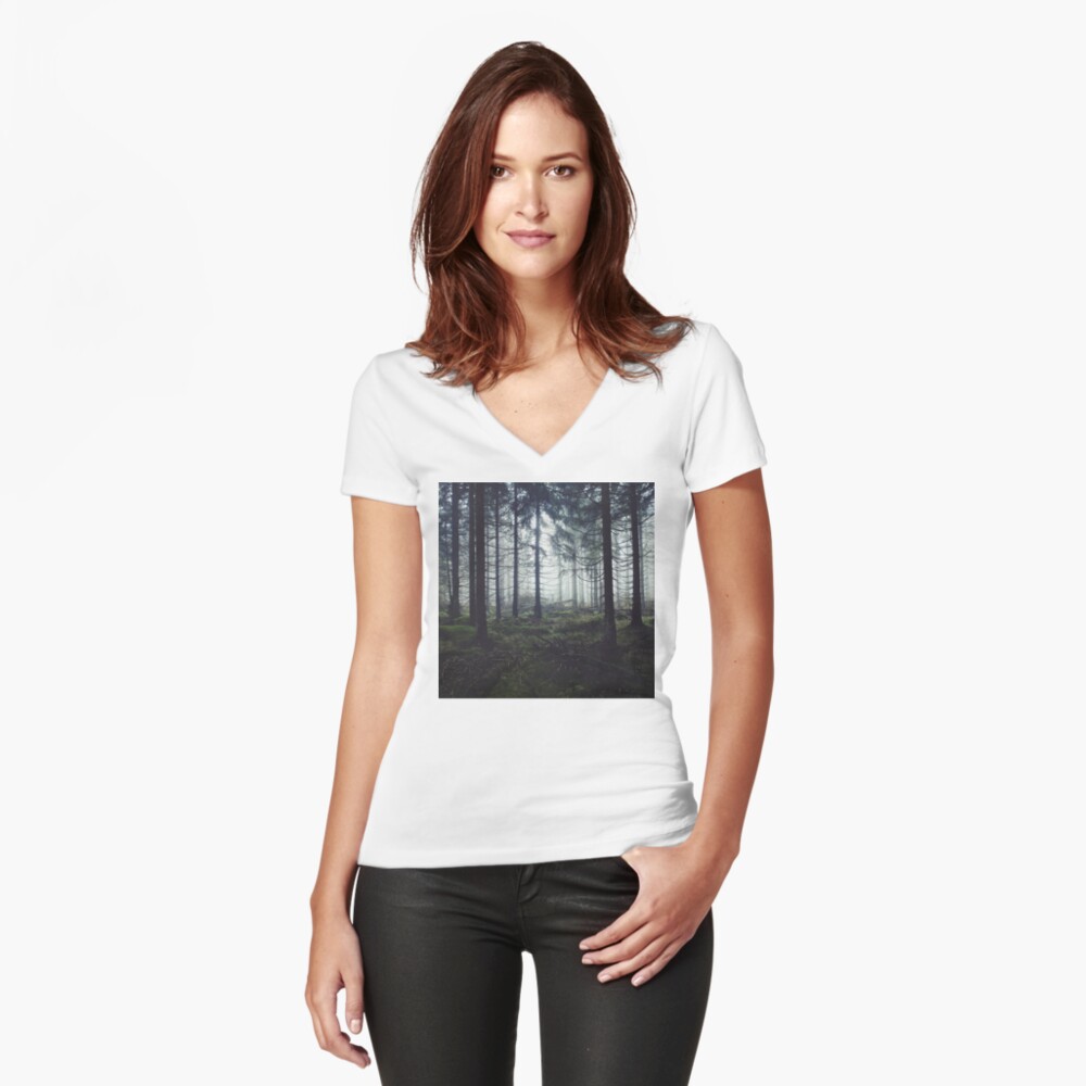 Item preview, Fitted V-Neck T-Shirt designed and sold by tekay.