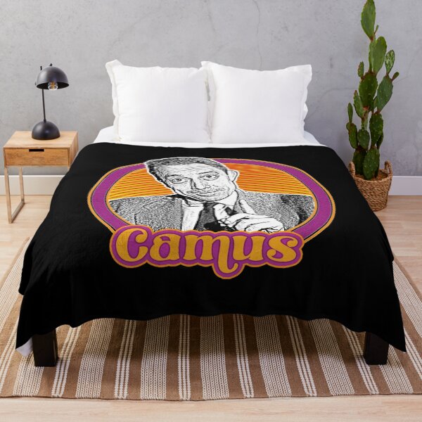 Item preview, Albert Camus  ∆ Vintage Look Fan Design designed and sold by AestheticNow.