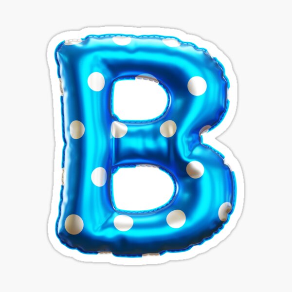 "B, B, Beta, The Letter B, The Letter B" Sticker For Sale By ...