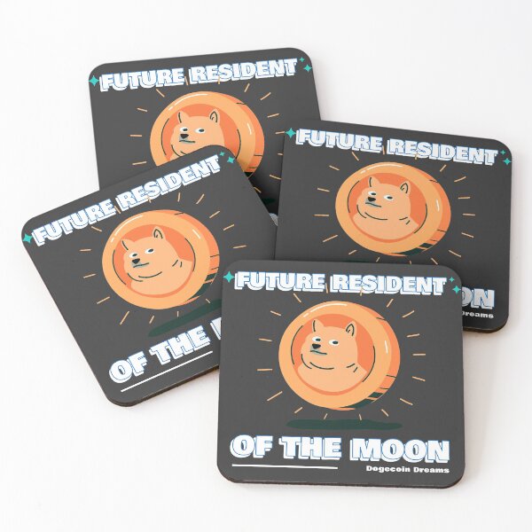 Item preview, Dogecoin To The Moon Future Resident designed and sold by LeonardoBotha.