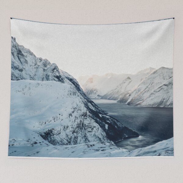 Item preview, Mountains Landscape Hills Water Valley Snow  designed and sold by DanielCarvalho2.