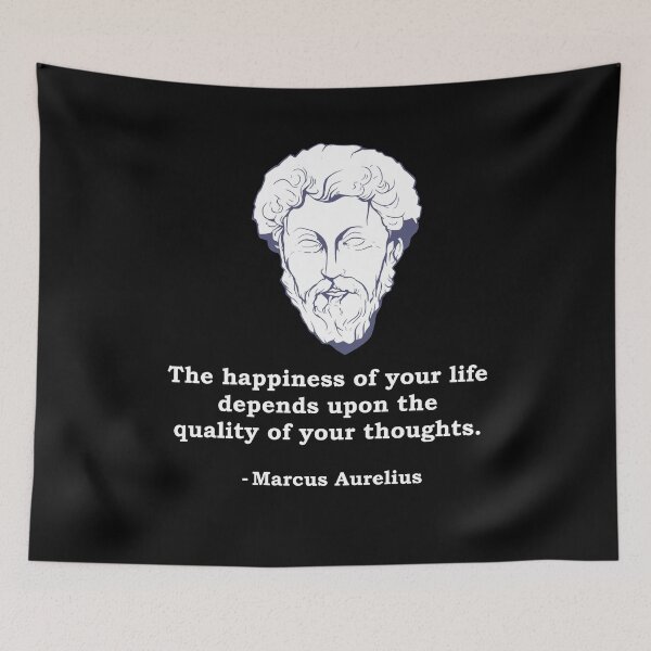 Item preview, Marcus Aurelius quote philosophy philosopher Stoic designed and sold by LeMuesch.