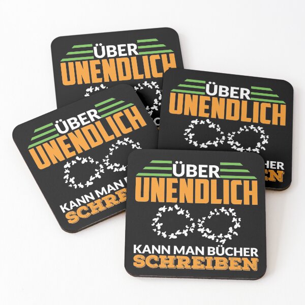 Item preview, UeBER UNENDLICH KANN MAN BUeCHER SCHREIBEN designed and sold by Spirit-Designs.