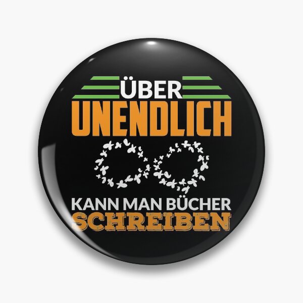 Item preview, UeBER UNENDLICH KANN MAN BUeCHER SCHREIBEN designed and sold by Spirit-Designs.
