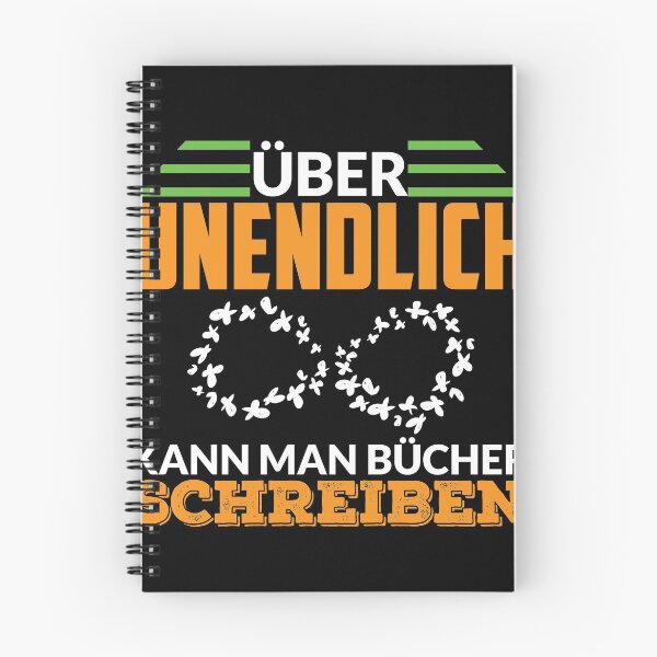 Item preview, UeBER UNENDLICH KANN MAN BUeCHER SCHREIBEN designed and sold by Spirit-Designs.