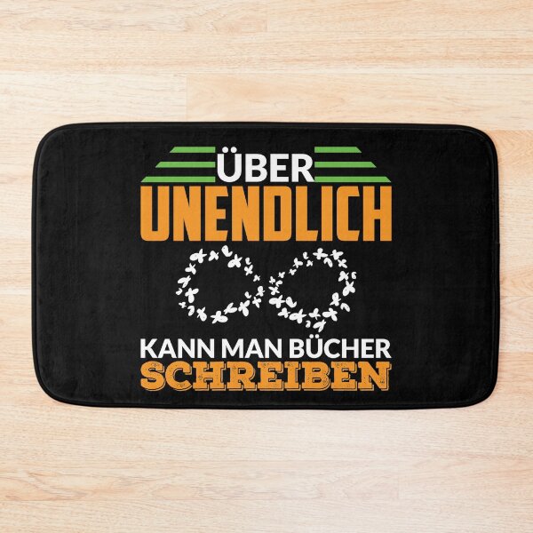 Item preview, UeBER UNENDLICH KANN MAN BUeCHER SCHREIBEN designed and sold by Spirit-Designs.