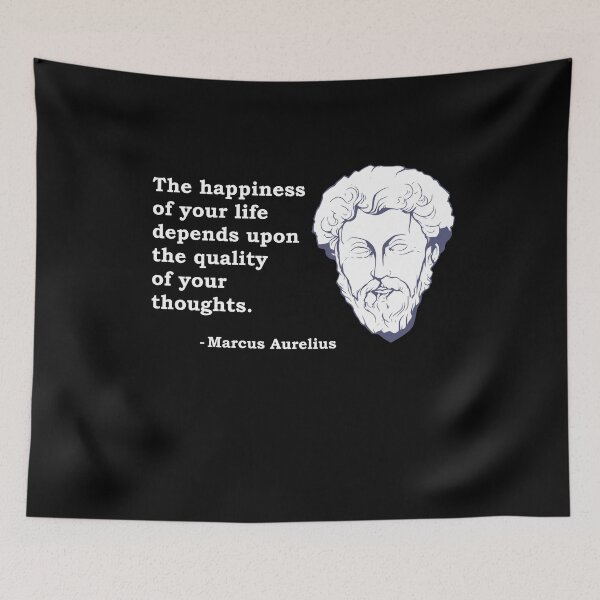 Item preview, Marcus Aurelius quote philosophy philosopher Stoic designed and sold by LeMuesch.