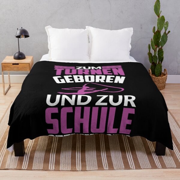 Item preview, ZUM TURNEN GEBOREN UND ZUR SCHULE GEZWUNGEN designed and sold by Spirit-Designs.