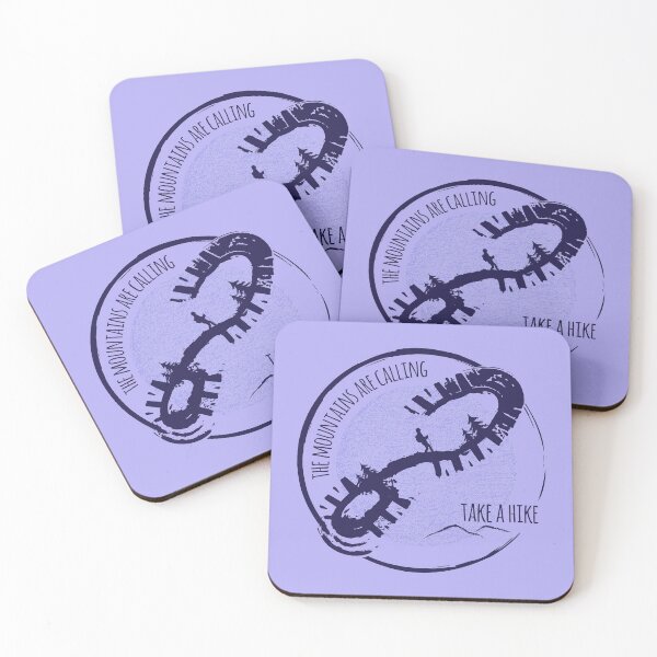 Item preview, The Mountains Are Calling Hiking - Purple 01 designed and sold by serenaking.